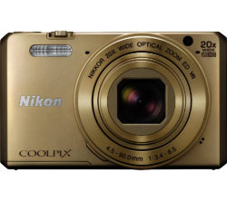 NIKON  COOLPIX S7000 Superzoom Compact Camera - Gold